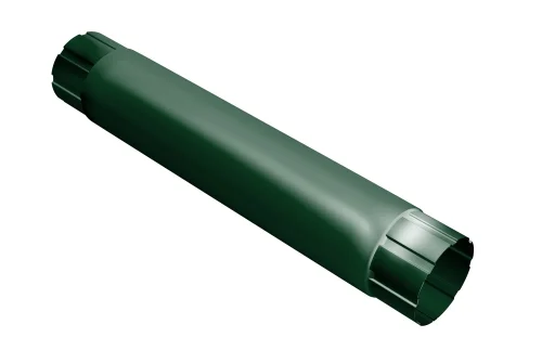 Труба круглая соединительная GL PU 90 мм 1 м RAL 6005 зеленый мох