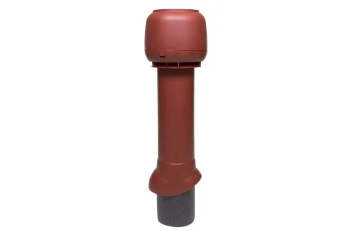 Выход вытяжки с колпаком Vilpe 125/160/700/ИЗ красный