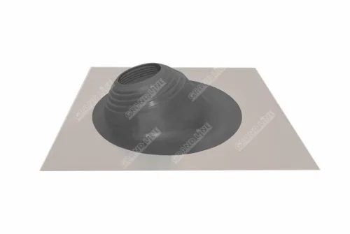 Проходной элемент MF угловой №2 (180-280мм) +185 EPDM (металлический неокрашенный фланец) серый
