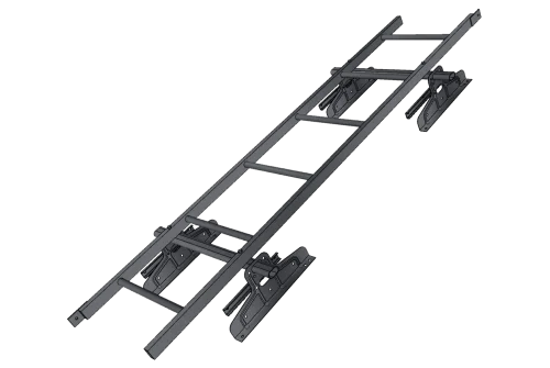 Лестница кровельная под фальц RAL 7024 (1,92м)