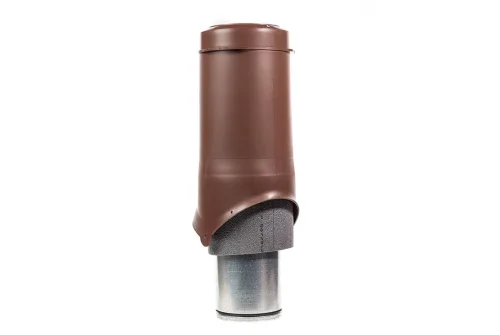 Выход вентиляции Krovent Pipe-VT 150 изолированный коричневый