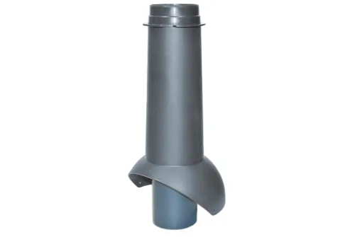 Выход канализации Krovent Pipe-VT 110 изолированный серый