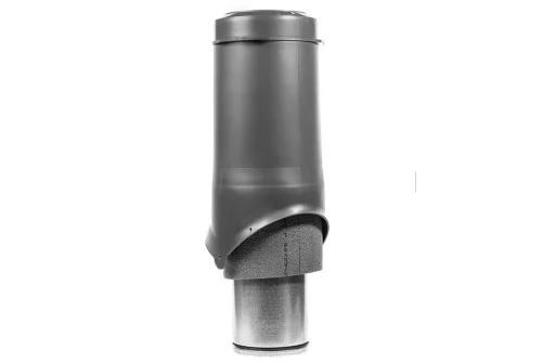Выход вентиляции Krovent Pipe-VT 125 изолированный серый