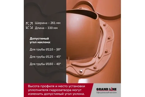 Элемент проходной Vilpe Muotokate 2K серый