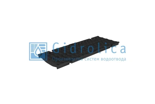 Решетка водоприемная Gidrolica Super РВ -15.19.50 - щелевая чугунная ВЧ, кл. D400 (50159D)