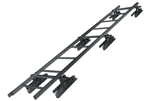 Лестница кровельная под фальц RAL 7016 (3м)