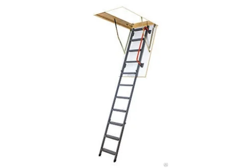 Лестница чердачная складная FAKRO LMK 70x140/280 (металлическая, повышенной прочности)