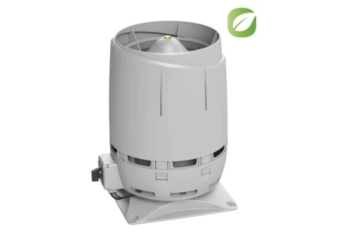Вентилятор Vilpe Flow Eсo125S с основанием 300x300 светло-серый