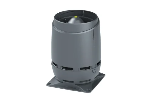Выход вентиляционный Vilpe Flow 160S с основанием 300x300 серый
