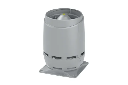 Выход вентиляционный Vilpe Flow 160S с основанием 300x300 светло-серый