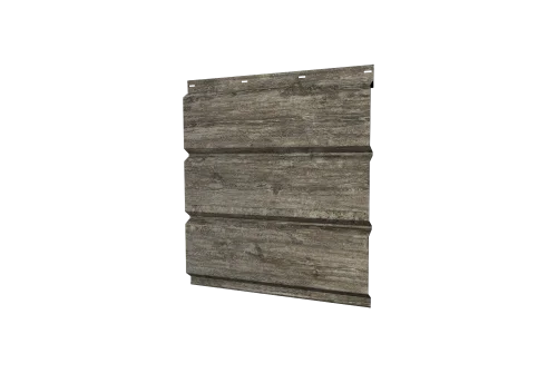 Софит металлический Grand Line без перфорации 0,45 Print Elite с пленкой Nordic Wood TwinColor