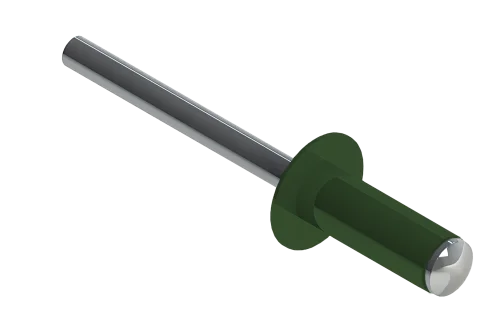 Заклёпка вытяжная Daxmer 3,2х8 RAL 6002 (20х1000шт) ал/ст