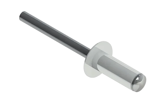 Заклёпка вытяжная Daxmer 4,0х10 RAL 9003 (10х1000шт) ал/ст