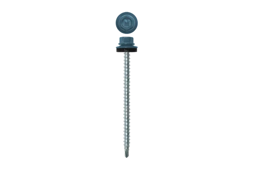 Саморез кровельный Daxmer 4,8х70 RAL 5024 (100) сверло №1