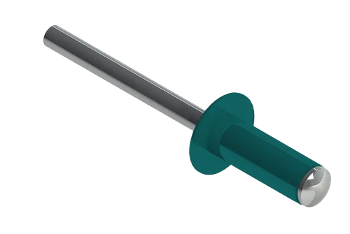 Заклёпка вытяжная Daxmer 3,2х8 RAL 5021 (20х1000шт) ал/ст