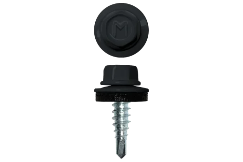 Саморез по металлу Daxmer 4,8х19 RAL 7016 (250) сверло №2