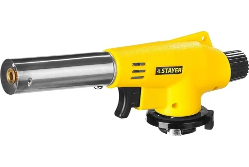 Горелка газовая с пъезоподжигом Stayer MaxTerm MG100 на баллон с цанговым соединением 1300°С