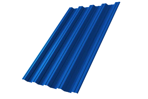 Профнастил НС44R 0,5 Satin RAL 5005 сигнальный синий GrandLine – Столица крыш