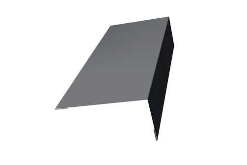 Наличник оконный HAUBERK 0,45 PE с пленкой RAL 7024 мокрый асфальт (1,25)