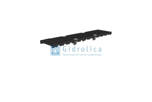 Решетка водоприемная Gidrolica VS LINE DN100.13.50 - чугунная ВЧ, с крепежом, кл. С250 (210352)