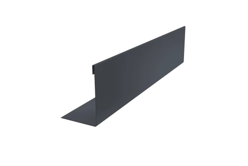 Нащельник 125 Texas 25х35 0,45 PE-Double RAL 7024 мокрый асфальт (L1,8)