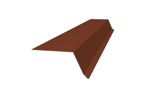 Планка капельник 100х55 0,45 PE с пленкой RAL 8004 терракота (3м)