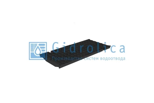Решетка водоприемная Gidrolica Super РВ -20.24.50 - щелевая чугунная ВЧ, кл. D400 (50209D)