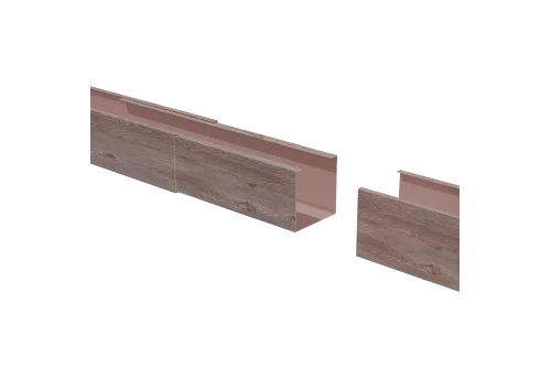 Соединитель профиля для КР Ш50/В50 White Wood Zn 0,45