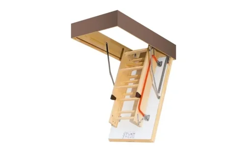 Лестница чердачная складная FAKRO LТK Thermo 60х130/280 (деревянная теплоизоляционная)