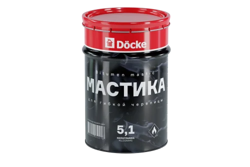 Мастика Docke для гибкой черепицы 5л (5,1кг)