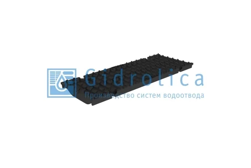 Решетка водоприемная Gidrolica Super РВ -15.19.50 - щелевая чугунная ВЧ, кл. E600 (50159E)