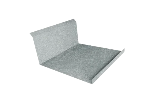 Планка примыкания нижняя 20х122х260х15 0,45 Zn (3м)