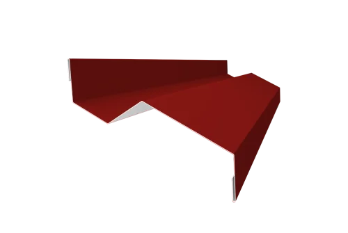 Планка примыкания внакладку 25х17х35х17 0,5 Satin с пленкой RAL 3011 коричнево-красный (3м)