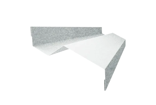 Планка примыкания внакладку 25х17х35х17 0,45 Zn (2м)