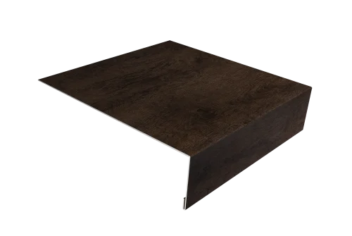 Планка лобовая/околооконная простая 190х50 0,45 Print Elite Antique Wood TwinColor (2м)