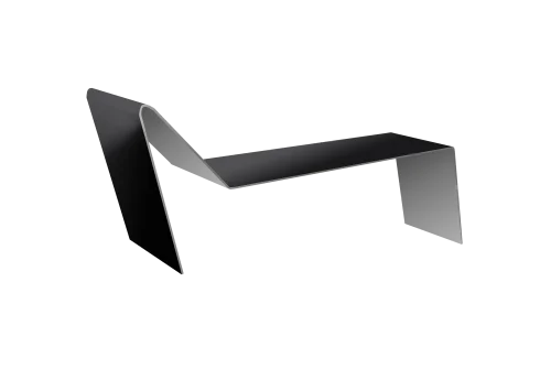 Планка примыкания для мягкой кровли 0,5 Satin с пленкой RAL 9005 черный (3м)