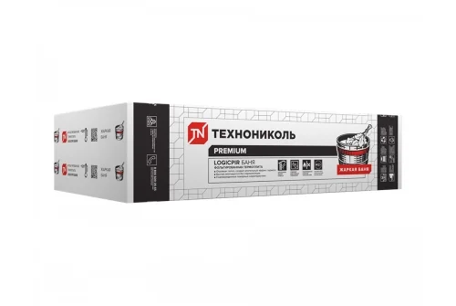 Плита теплоизоляционная Logicpir Баня Ф/Ф Г1 L-1190х590х50 (3,510м2)