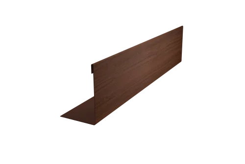 Нащельник 125 Texas 25х35 0,45 Print Elite Choco Wood TwinColor (L2,0)