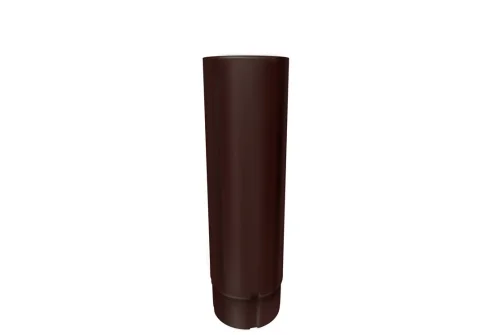 Труба круглая GL PE Matt 90 мм 3 м RAL 8017 шоколад
