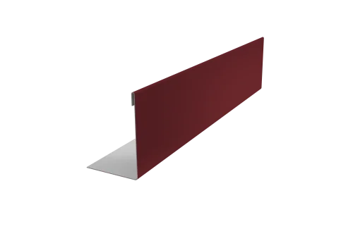 Нащельник 125 Texas 25х35 0,5 Satin RAL 3005 красное вино (L1,5)