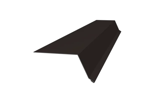 Планка капельник 100х55 0,45 PE-Double с пленкой RR 32 темно-коричневый (2м)