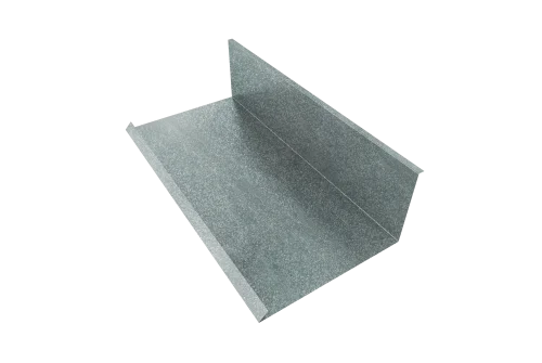Планка примыкания нижняя к трубе 130х240 0,4 Zn (2м)