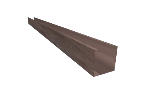 Кубообразная рейка GL Ш50/В50 White Wood Zn 0,45 L=3м
