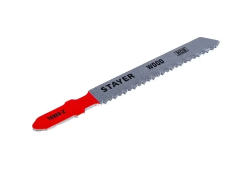 Полотно для электролобзика Stayer Professional T119B 50х2мм, по дереву, фанере, ДСП, Т-хвостовик, HCS сталь, 2шт (15988-2_z02)