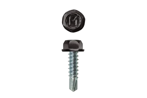 Саморез для забора по металлу Daxmer 4,8х19 без шайбы св.№2 (500шт) RR 32