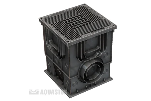 Дождеприемник пластиковый 350х350х420 (в сборе с решеткой) Master Aquastok (4350)