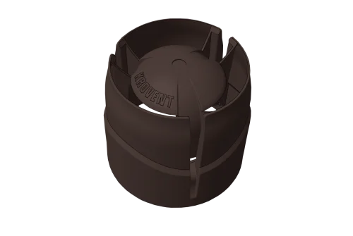 Колпак Krovent Hupcap 110 new коричневый