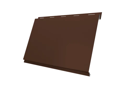 Софит Вертикаль 0,2 classic Grand Line 0,5 Drap с пленкой RAL 8017 шоколад