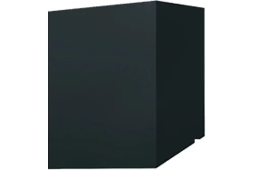 Кожух скатный д820/ш630/в1-1250/в2-1020 0,45 PE с пленкой RAL 7016 антрацитово-серый