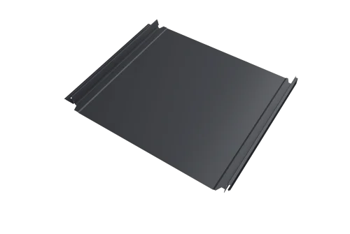 Кликфальц Double Pro Grand Line 0,45 PE с пленкой на замках RAL 7024 мокрый асфальт – Столица крыш